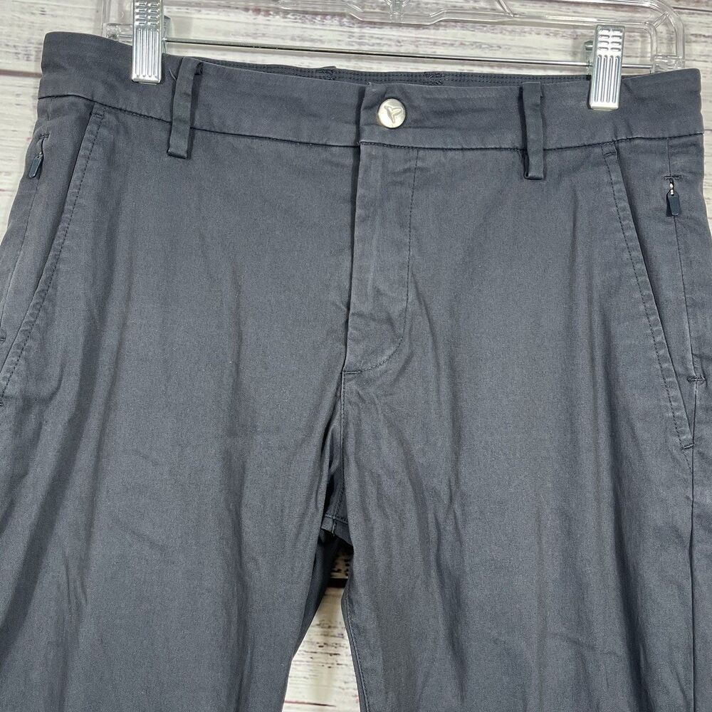 Birddogs Stretch Chino Pants Mens 30x28 Lined Golf Casual Flat Front Performance